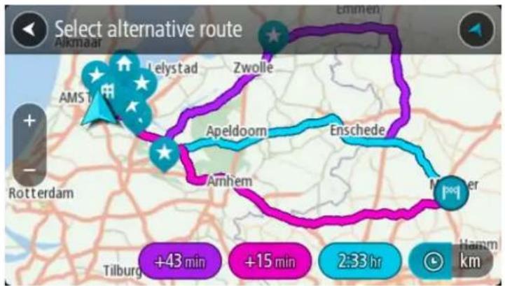 TOMTOM RIDER 450 - Éviter une partie du parcours - 4