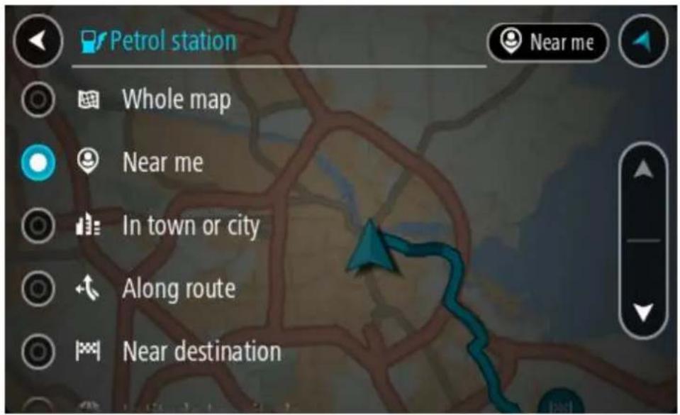 TOMTOM RIDER 450 - Trouver une station service - 6