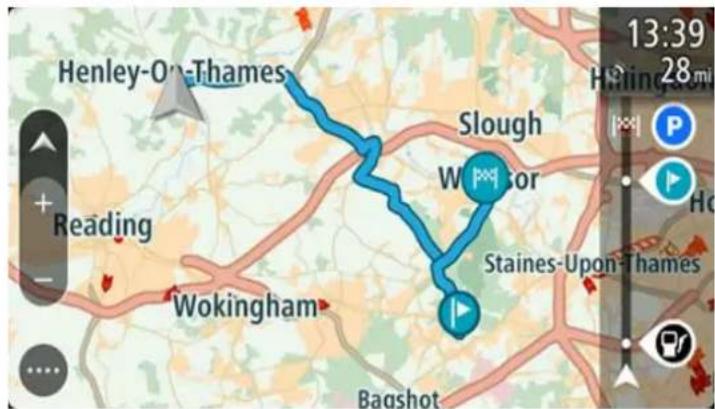 TOMTOM RIDER 450 - Naviguer à l'aide d'un parcours enregistré - 2
