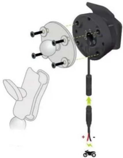 TOMTOM RIDER 450 - Fixer sur une moto - 2