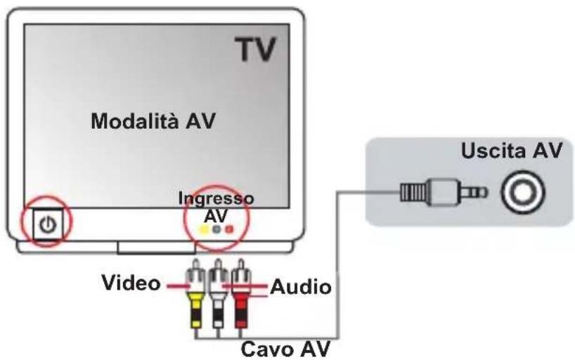 TOSHIBA Camileo Pro HD - Collegamento della videocamera al normale teilevisore - 1
