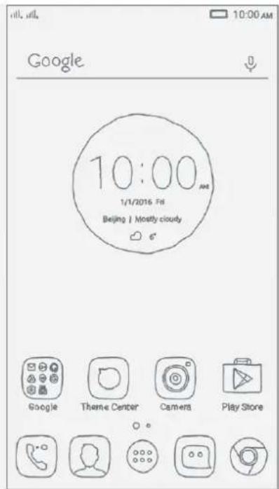 LENOVO Vibe K5 Note - Écran d'accueil - 1