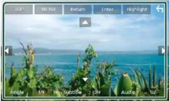 KENWOOD DNX451RVS - Utilisation du menu DVD - 2