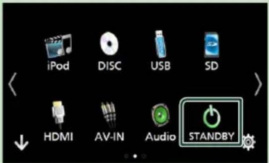 KENWOOD DNX451RVS - Mettez l'appareil en veille - 1