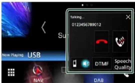 KENWOOD DNX451RVS - Actions possibles pendant un cel - 1