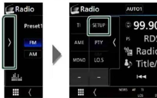 KENWOOD DNX451RVS - Configuration du symtoniseur - 1