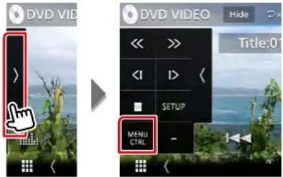 KENWOOD DNX7160BTS - Utilisation du menu DVD - 2