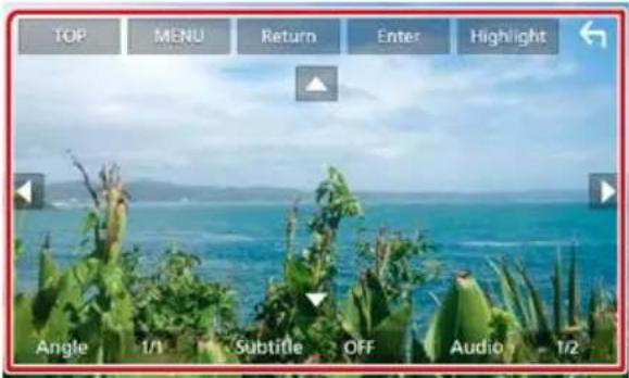 KENWOOD DNX573S - Utilisation du menu DVD - 3