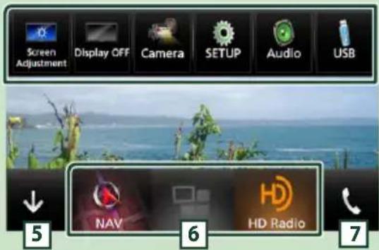 KENWOOD eXcelon DNX994S - Menu contextuel - 2