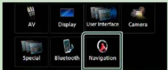 KENWOOD eXcelon DNX994S - PARAMÉTRAGE Navigation - 1