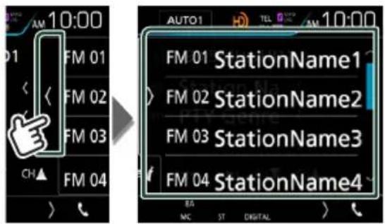 KENWOOD eXcelon DNX994S - Sélection des présélections - 1