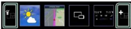 KENWOOD DNX419DABS - Appuyez sur  sur I'ecran multi-graphics. - 1