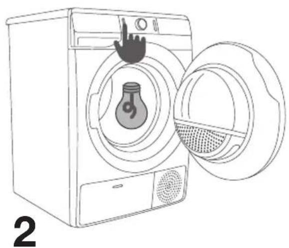 GORENJE DA92IL - MISE EN MARCHE DU SÉCHE-LINGE - 3