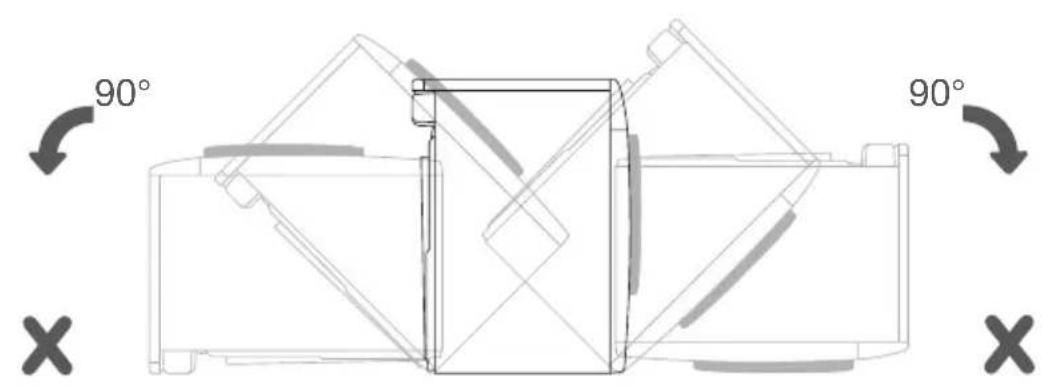 GORENJE DA92IL - Ouverture du hublot du sèche-linge (vue de dessus) - 3
