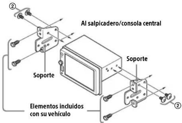 SONY XAV1550D - Montaje de la unidad en un vehiculo japonés - 1