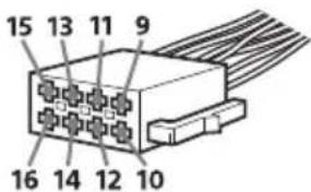 SONY XAV1550D - Power connection diagram - 1