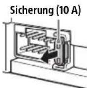 SONY XAV1550D - Austauschen der Sicherung - 1