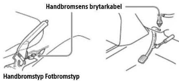 SONY XAV1550D - Till handbromsens brytarkabel - 1