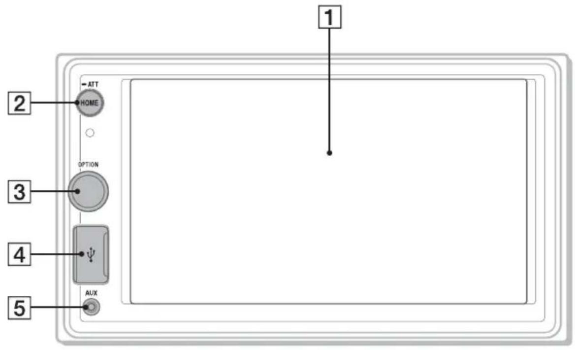SONY XAV1550D - Hoofdapparaat - 1