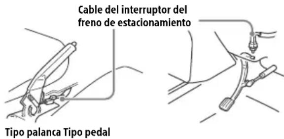 SONY XAV1550D - Al cable del interruptor del freno de estacionamento - 1