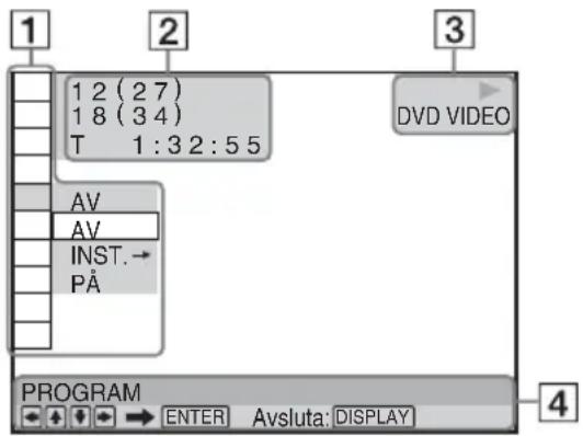 SONY DVPSR370B - Tryck på DISPLAY. - 1