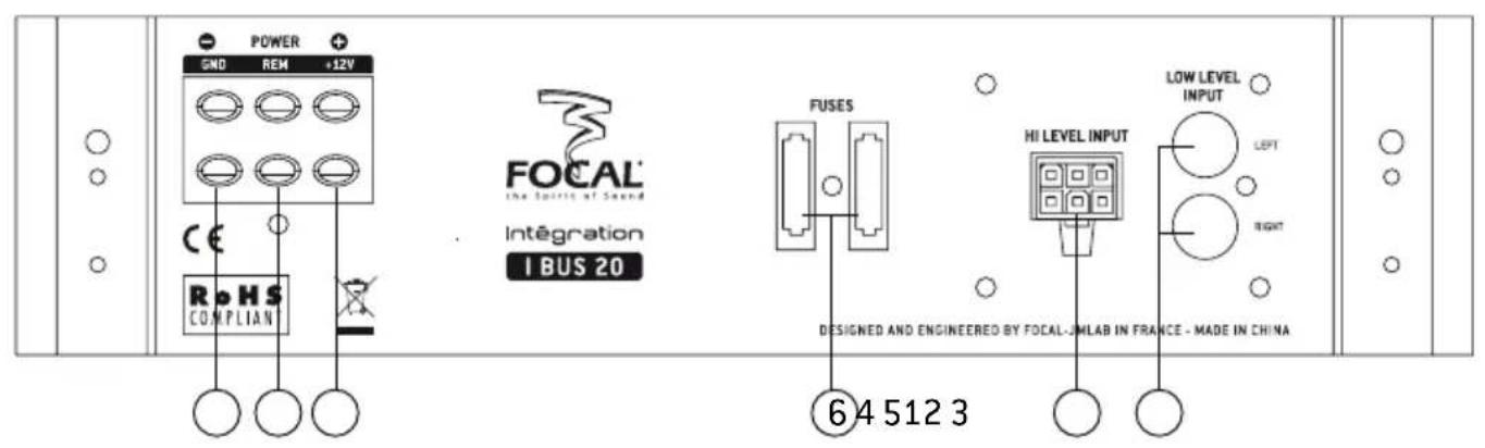 FOCAL Integration IBUS20 - Intégration caisson PLAT amplifié - 2