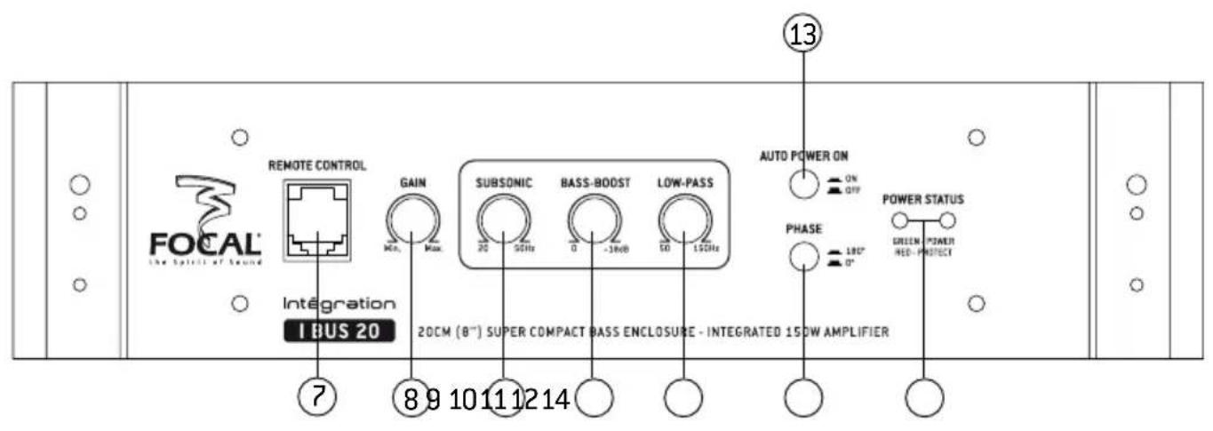 FOCAL Integration IBUS20 - INTEGRATION FLAT AMPLIFIED BASS ENCLOSURE - 1