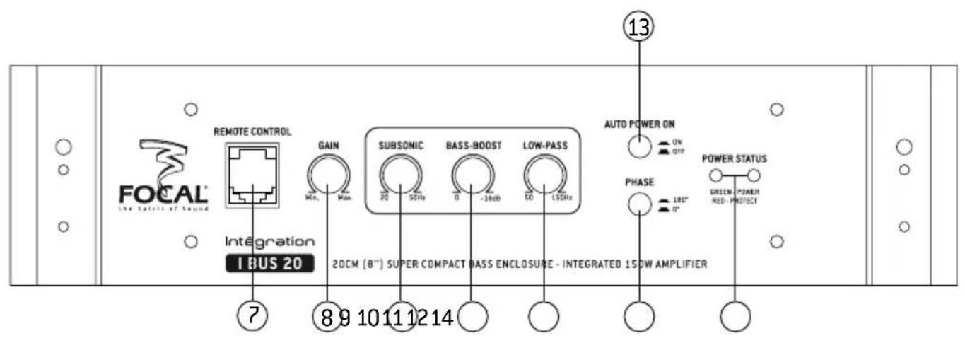 FOCAL Integration IBUS20 - Intégration caisson PLAT amplifié - 1
