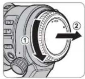 FUJIFILM GF250mmF4 R LM OIS WR - Снятие бленды - 1