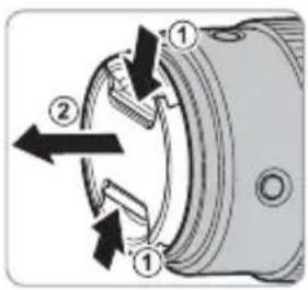 FUJIFILM GF250mmF4 R LM OIS WR - Rimozione dei tappi copri ottica - 1