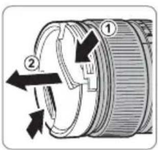 FUJIFILM XF50mmF1.0 R WR - Rimozione dei tappi copri ottica - 1