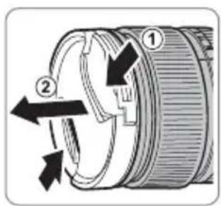 FUJIFILM XF50mmF1.0 R WR - Retrait des bouchons - 1