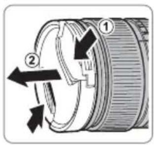 FUJIFILM XF50mmF1.0 R WR - Fjerning av dekselet - 1