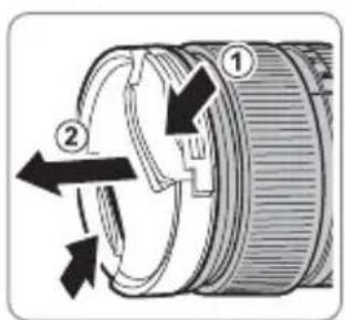 FUJIFILM XF50mmF1.0 R WR - Abnehmen der Objektivdeckel - 1