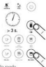 DELONGHI Icona Capitals CTOC4003 - Restoring quantity to factory settings Restaurer les réglages d'usine - 3