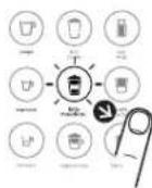 DELONGHI Icona Capitals CTOC4003 - Programming quantity Programmation de la quantité - 2