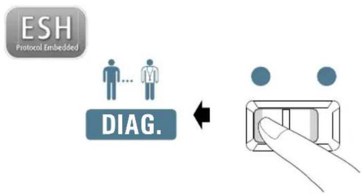 MICROLIFE WatchBP Home A BT - Mode «DIAG.» - 1