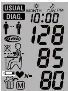 MICROLIFE WatchBP Home A BT - Symbole Pile - 1