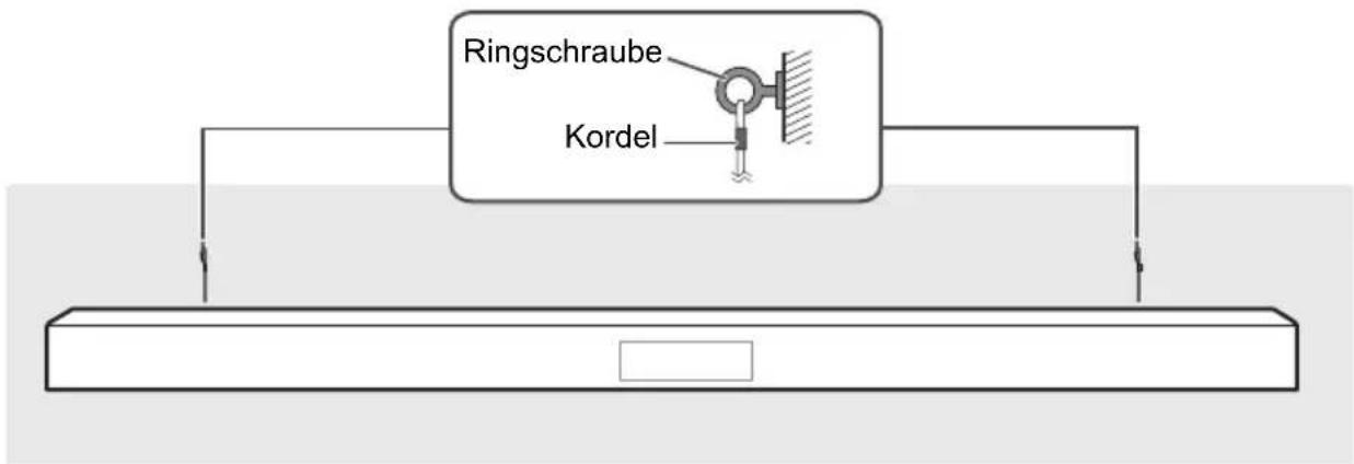 PANASONIC SCHTB400 - Bringen Sie die Kordel an der Wand an. - 1