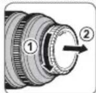 FUJIFILM XF816mmF2.8 R LM WR - Abnehmen der Objektivdeckel - 2