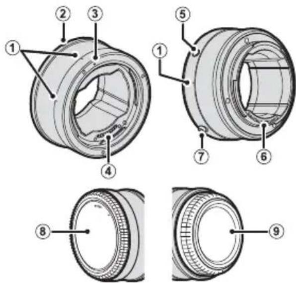 FUJIFILM H MOUNT ADAPTER G - Accesorios suministrados - 1