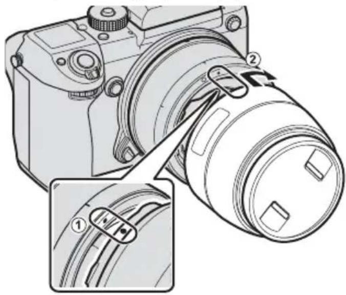 FUJIFILM H MOUNT ADAPTER G - Установка объективов - 1