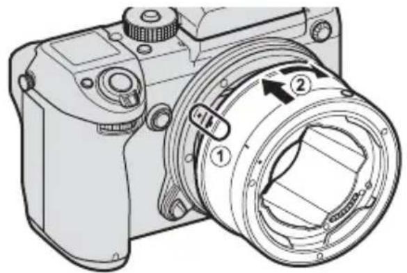 FUJIFILM H MOUNT ADAPTER G - Colocación del Adaptador - 1