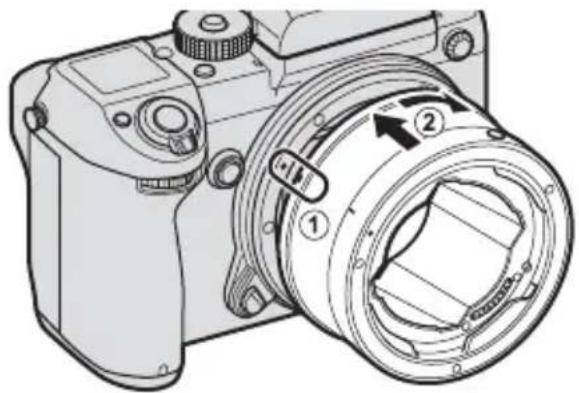 FUJIFILM H MOUNT ADAPTER G - Присоединение переходного кольца - 1