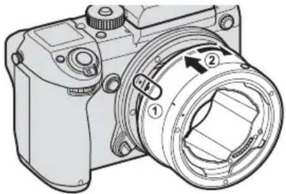 FUJIFILM H MOUNT ADAPTER G - Montaggio dell'adattatore - 1