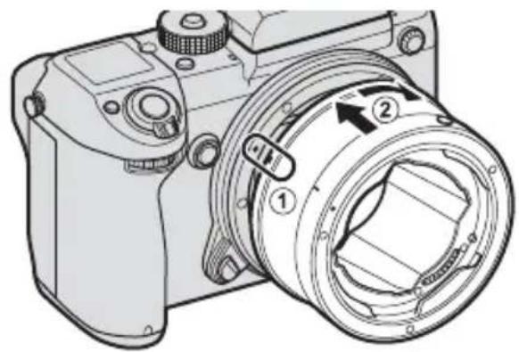 FUJIFILM H MOUNT ADAPTER G - Attaching the Adapter - 1