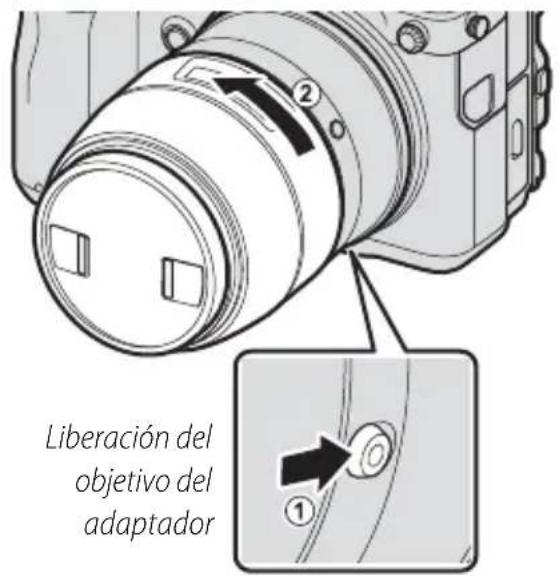 FUJIFILM H MOUNT ADAPTER G - Extracción de objetivos - 1