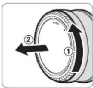 FUJIFILM H MOUNT ADAPTER G - 取下盖子 - 1