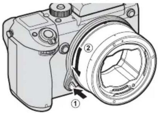 FUJIFILM H MOUNT ADAPTER G - Снятие переходного кольца - 1