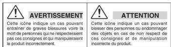 FUJIFILM BC45W - AVERTISSEMENTS ET PRECAUTIONS (A OBSERVER) - 1